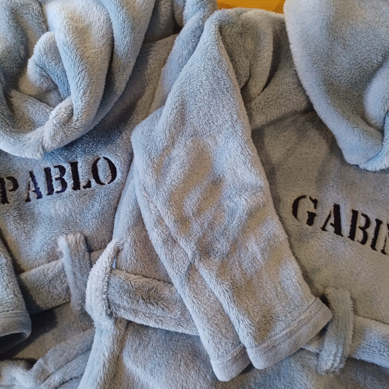 Broderies prénoms Prénoms Pablo et Gabin